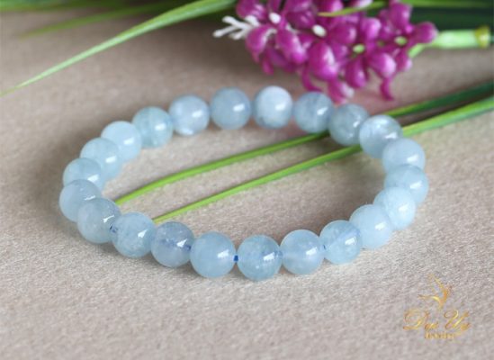 Vòng tay đá aquamarine