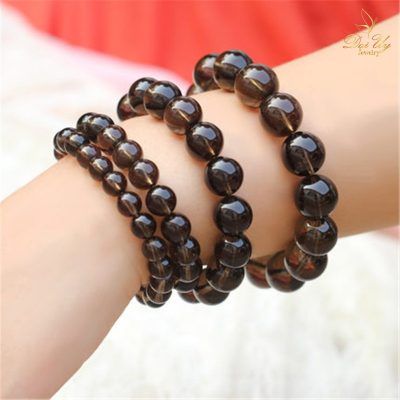 Vòng tay thạch anh khói