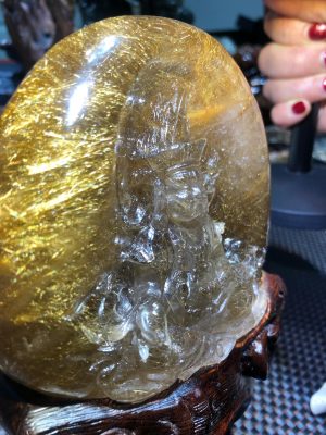 Hoàng Tài Bảo Thiên thạch anh tóc vàng